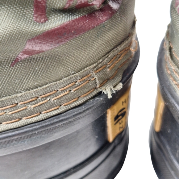 Vintage Sorel‎ Women Tall Freestyle Nylon Rubber Winter Lined Snow Boots Size 7 - Picture 12 of 16